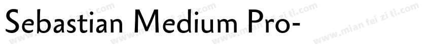Sebastian Medium Pro字体转换